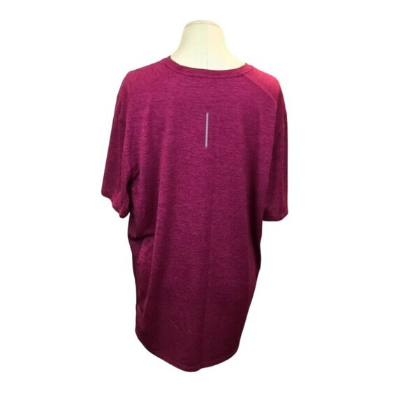 Nike Mens XXL Dri-Fit Running Shirt Magenta Polyester Lightweight Activewear - Picture 4 of 11